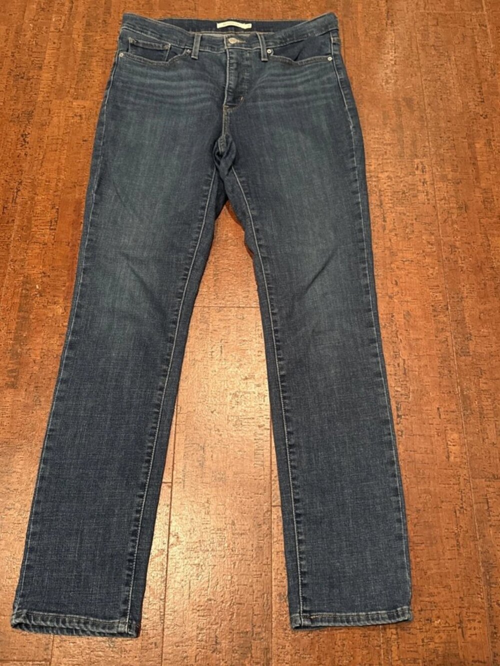 Levi’s 312 Women’s 31 Shaping Slim Jeans Blue Stretch Denim